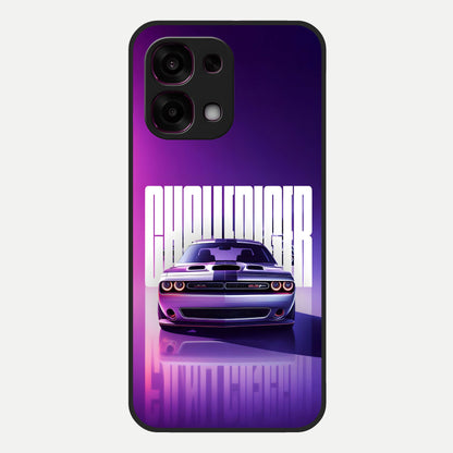  Midnight Muscle Ride Glass Case For Oppo F31 5G back cover – full design glossy printed glass finish