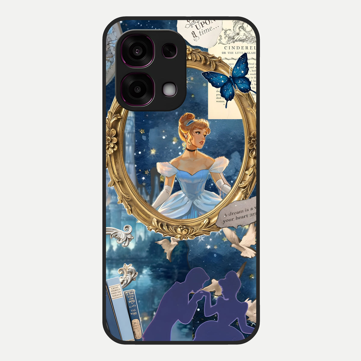  Midnight Queen Glass Case For Oppo F31 5G back cover – full design glossy printed glass finish
