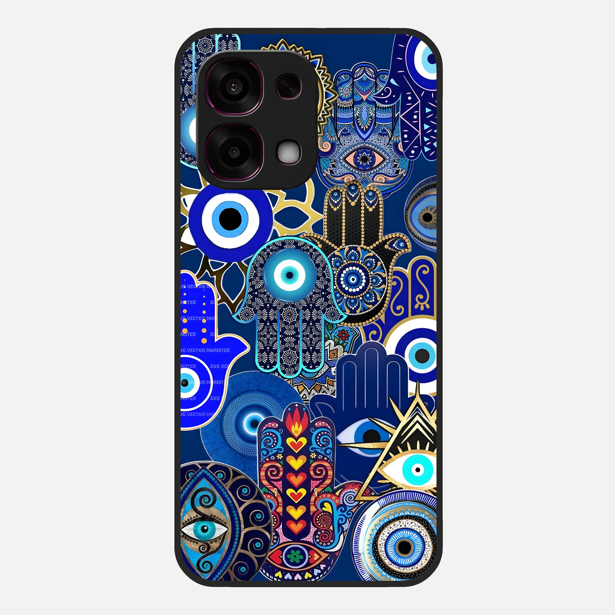  Mystic Palm Guard Glass Case For Oppo F31 5G back cover – full design glossy printed glass finish