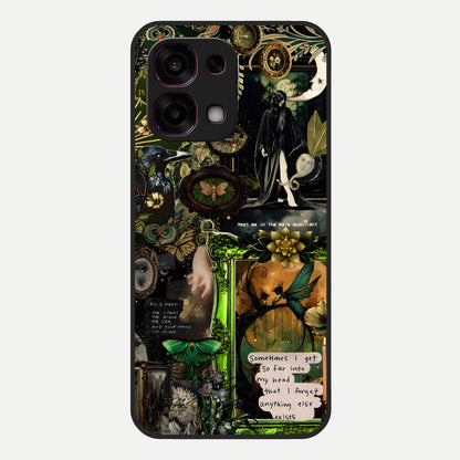 Mystic Woods Secret Glass Case For Oppo F31 5G back cover – full design glossy printed glass finish