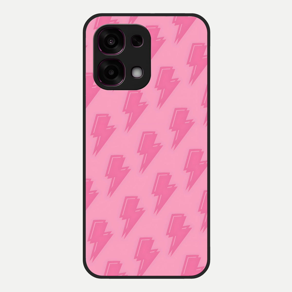  Pink Moo Magic Glass Case For Oppo F31 5G back cover – full design glossy printed glass finish