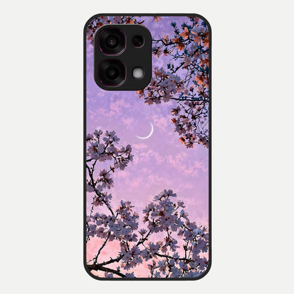  Purple Serenity Moon Glass Case For Oppo F31 5G back cover – full design glossy printed glass finish