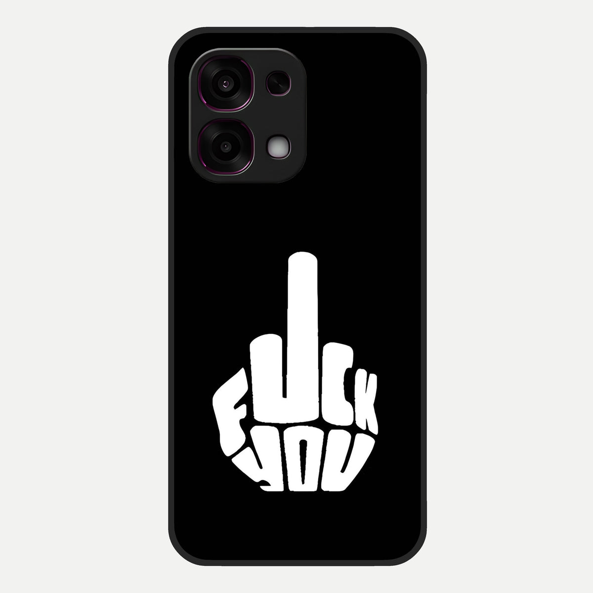  Rebel Mode On Glass Case For Oppo F31 5G back cover – full design glossy printed glass finish