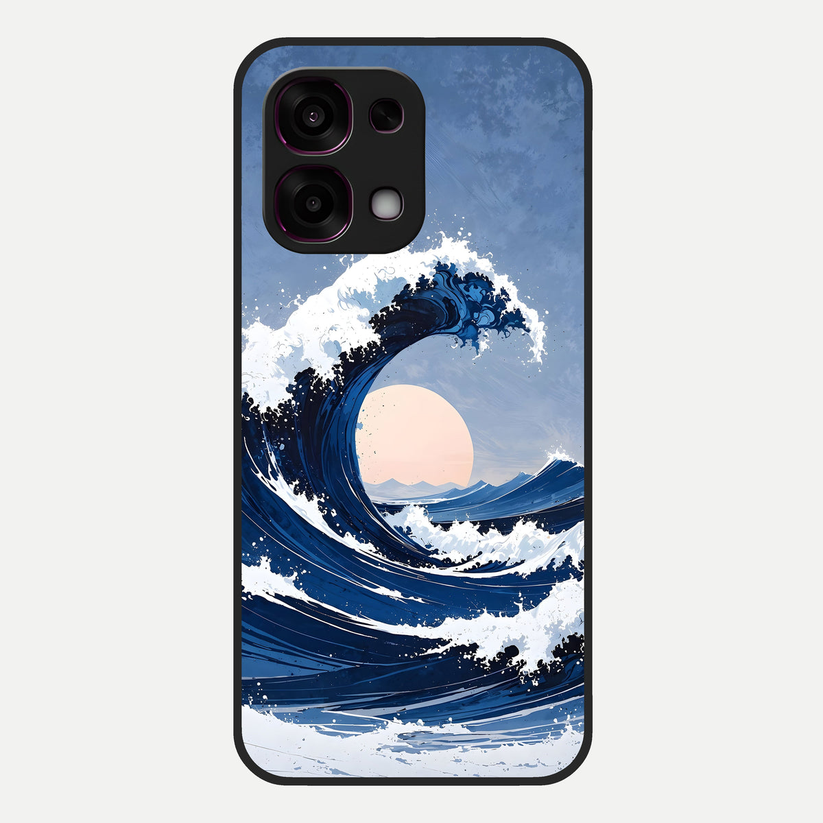  Rising Tide Power Glass Case For Oppo F31 5G back cover – full design glossy printed glass finish