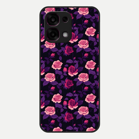  Rose Garden Twilight Glass Case For Oppo F31 5G back cover – full design glossy printed glass finish