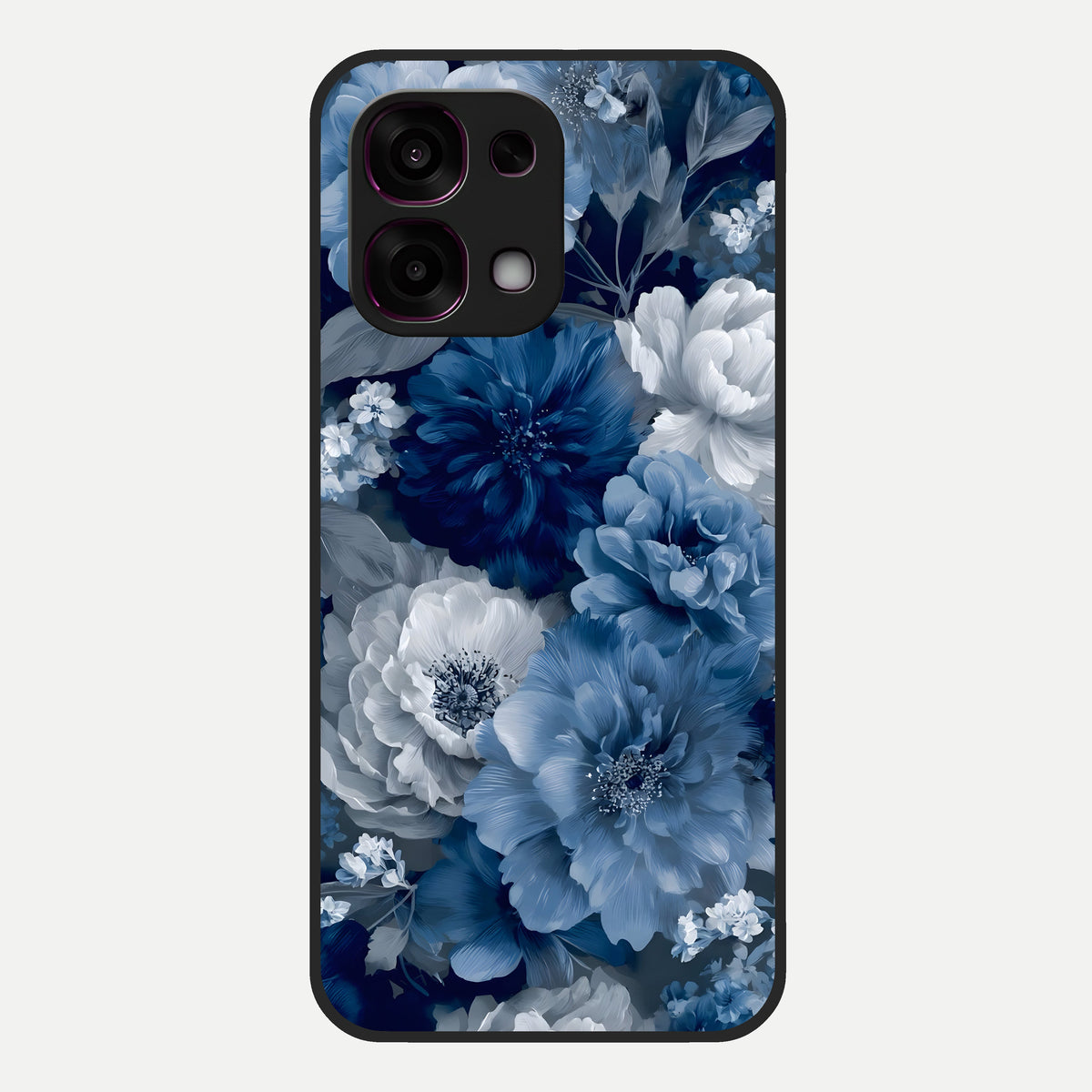 Royal Bloom Garden Glass Case For Oppo F31 5G back cover – full design glossy printed glass finish