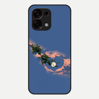  Sky Under Tree Glass Case For Oppo F31 5G back cover – full design glossy printed glass finish