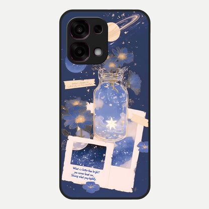 Starlit Cosmic Jar Glass Case For Oppo F31 5G back cover – full design glossy printed glass finish