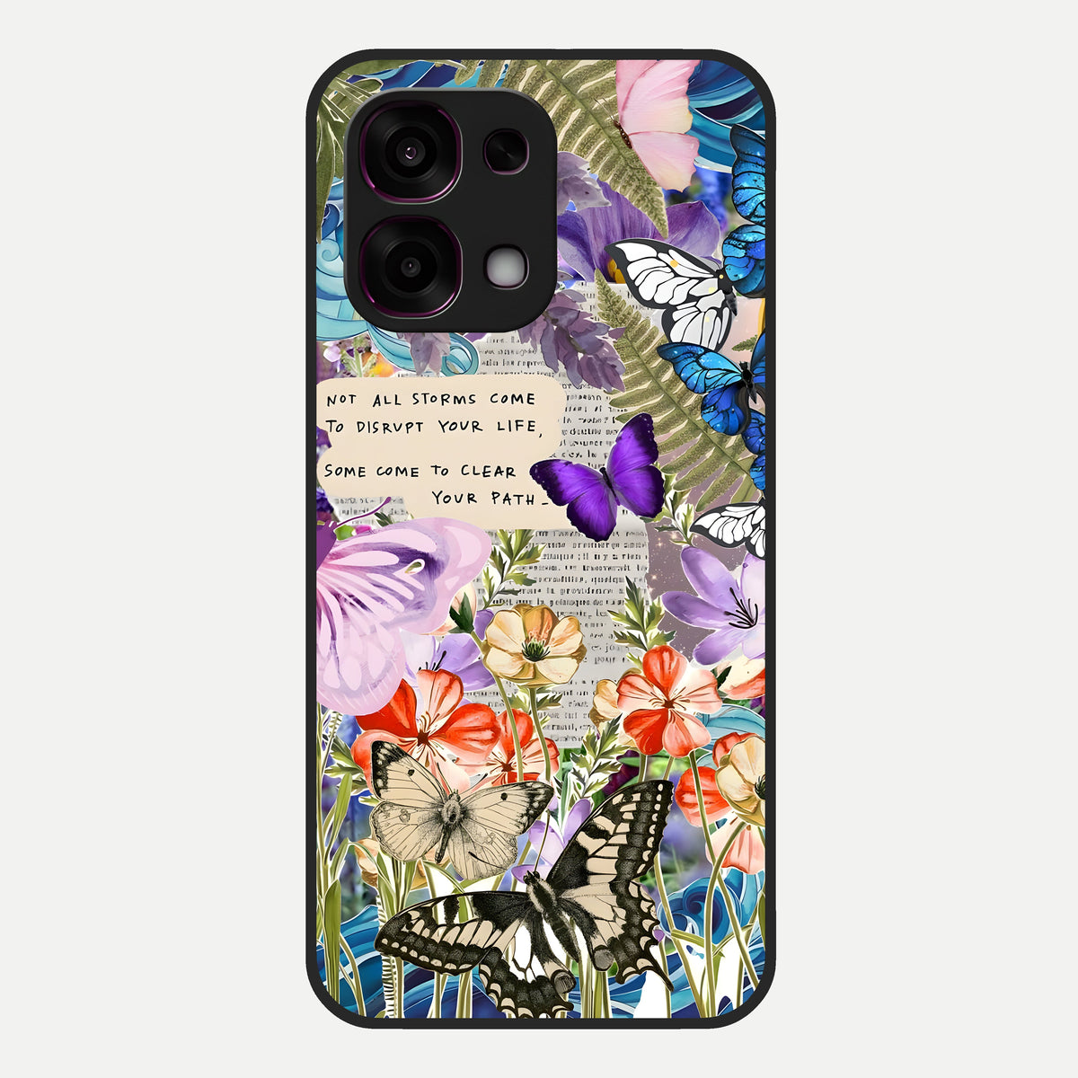  Storm Path Bloom Glass Case For Oppo F31 5G back cover – full design glossy printed glass finish