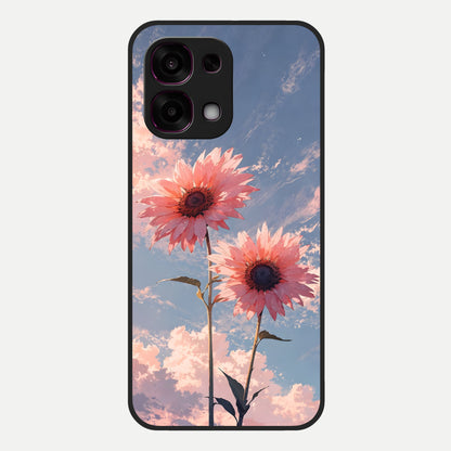  Sun Moon Balance Glass Case For Oppo F31 5G back cover – full design glossy printed glass finish