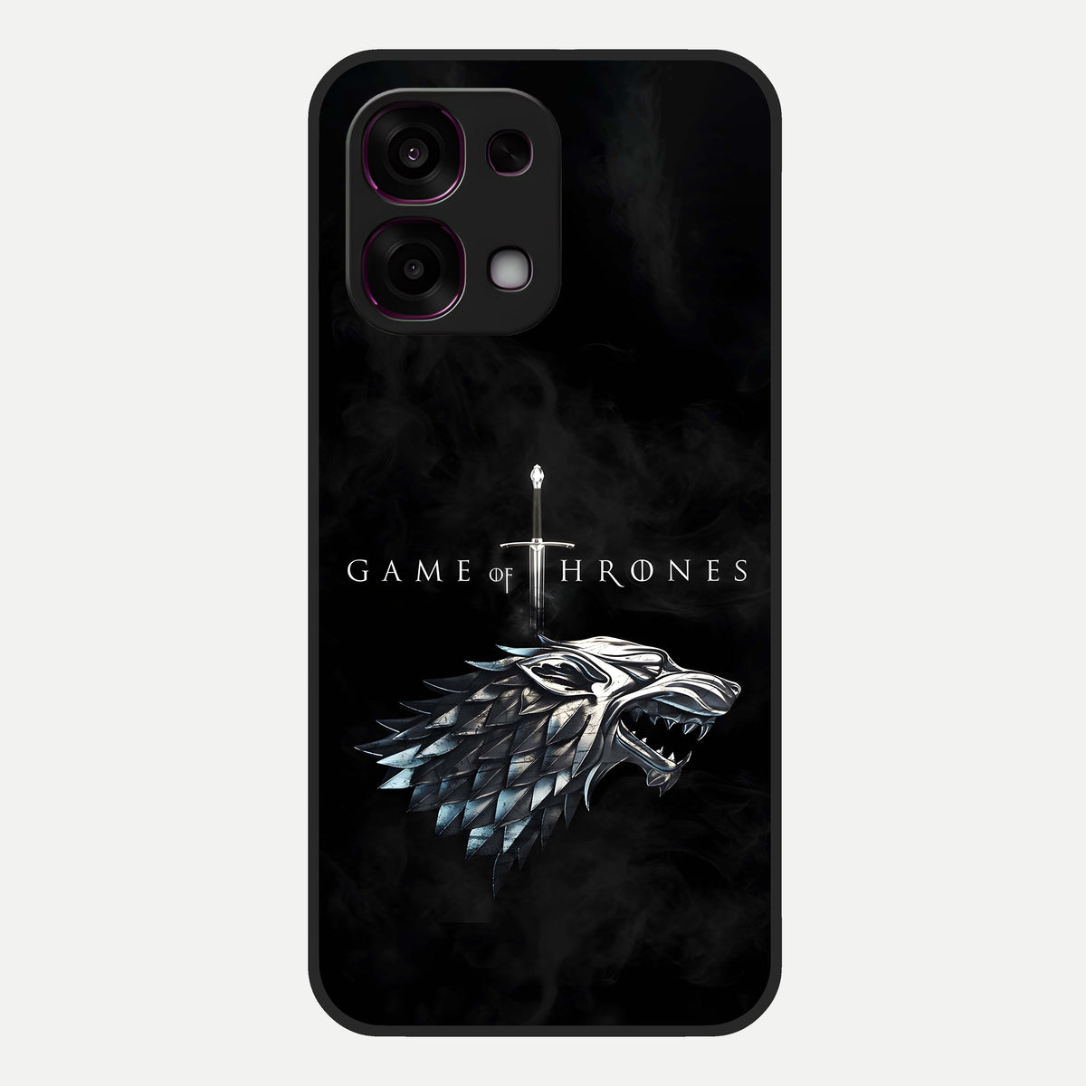  Throne Wolf Legacy Glass Case For Oppo F31 5G back cover – full design glossy printed glass finish