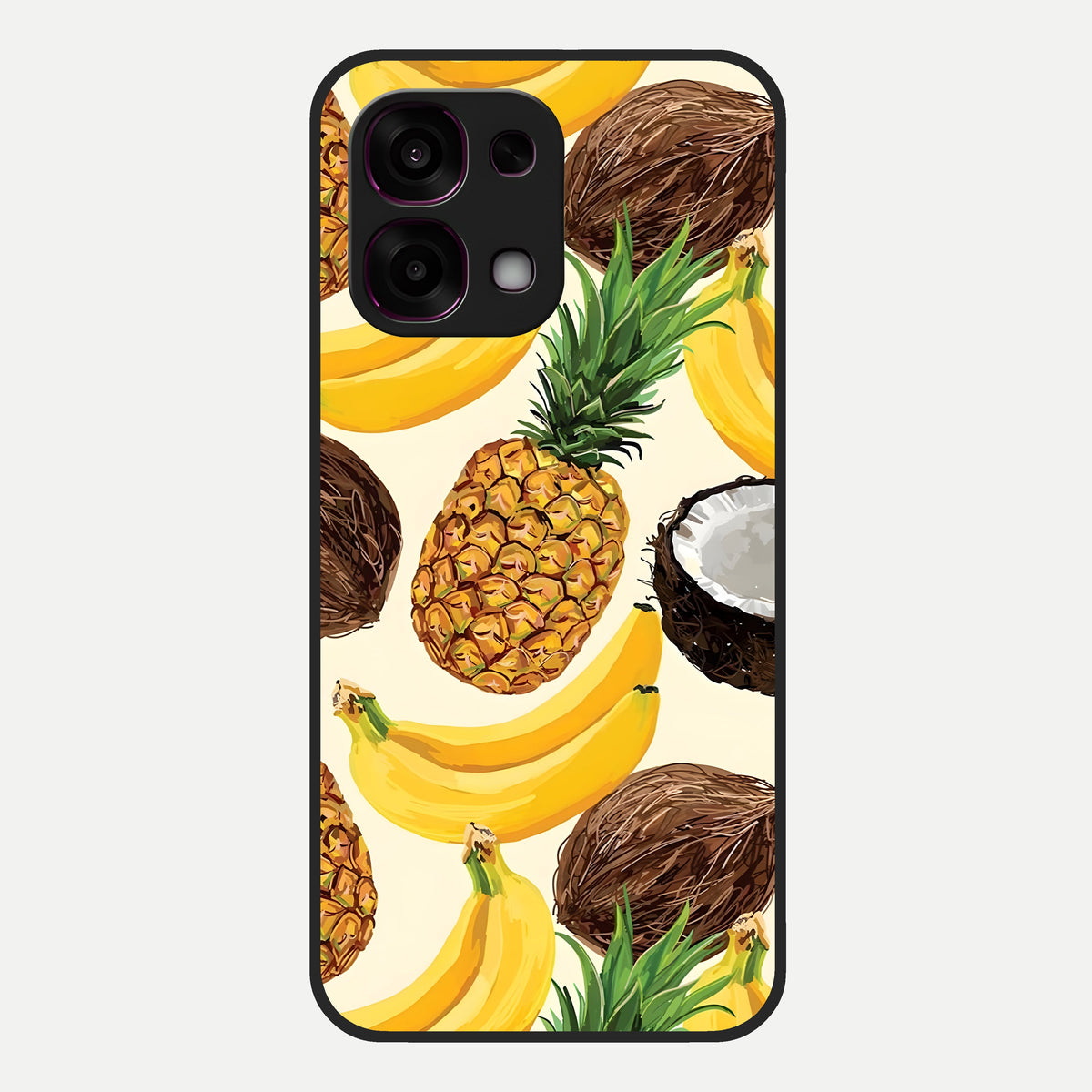  Tropical Fruit Mood Glass Case For Oppo F31 5G back cover – full design glossy printed glass finish