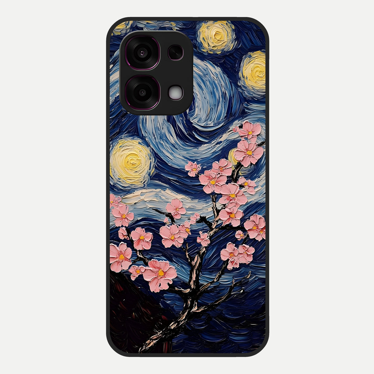  Van Gogh Scenery Glass Case For Oppo F31 5G back cover – full design glossy printed glass finish