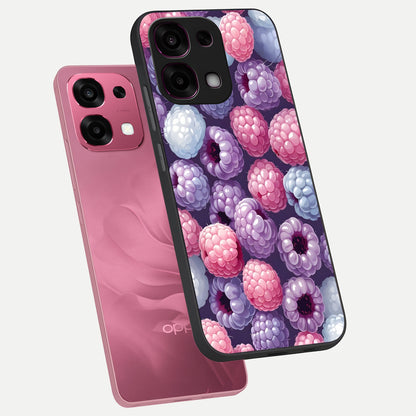  Berry Candy Pop phone case For Oppo F31 5G showing premium glass back cover with detailed artwork