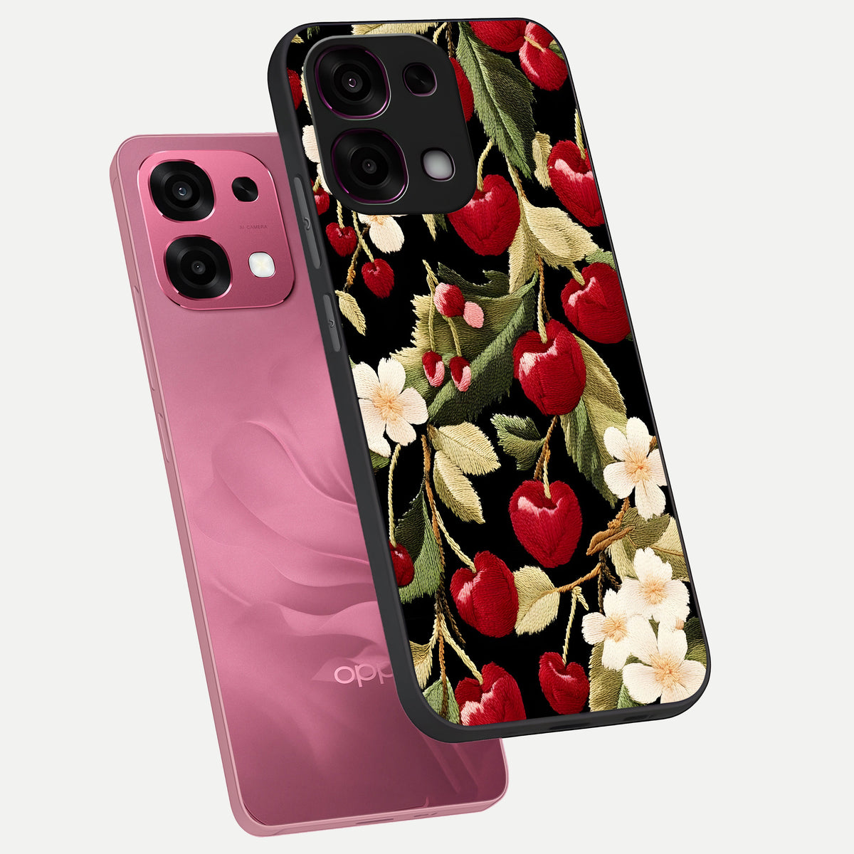  Blooming Spendor Bird phone case For Oppo F31 5G showing premium glass back cover with detailed artwork