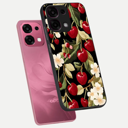 Blooming Spendor Bird phone case For Oppo F31 5G showing premium glass back cover with detailed artwork