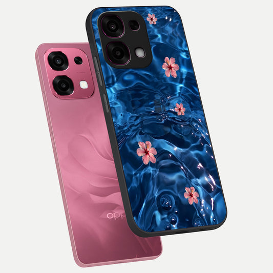  Bloom Thread Art phone case For Oppo F31 5G showing premium glass back cover with detailed artwork