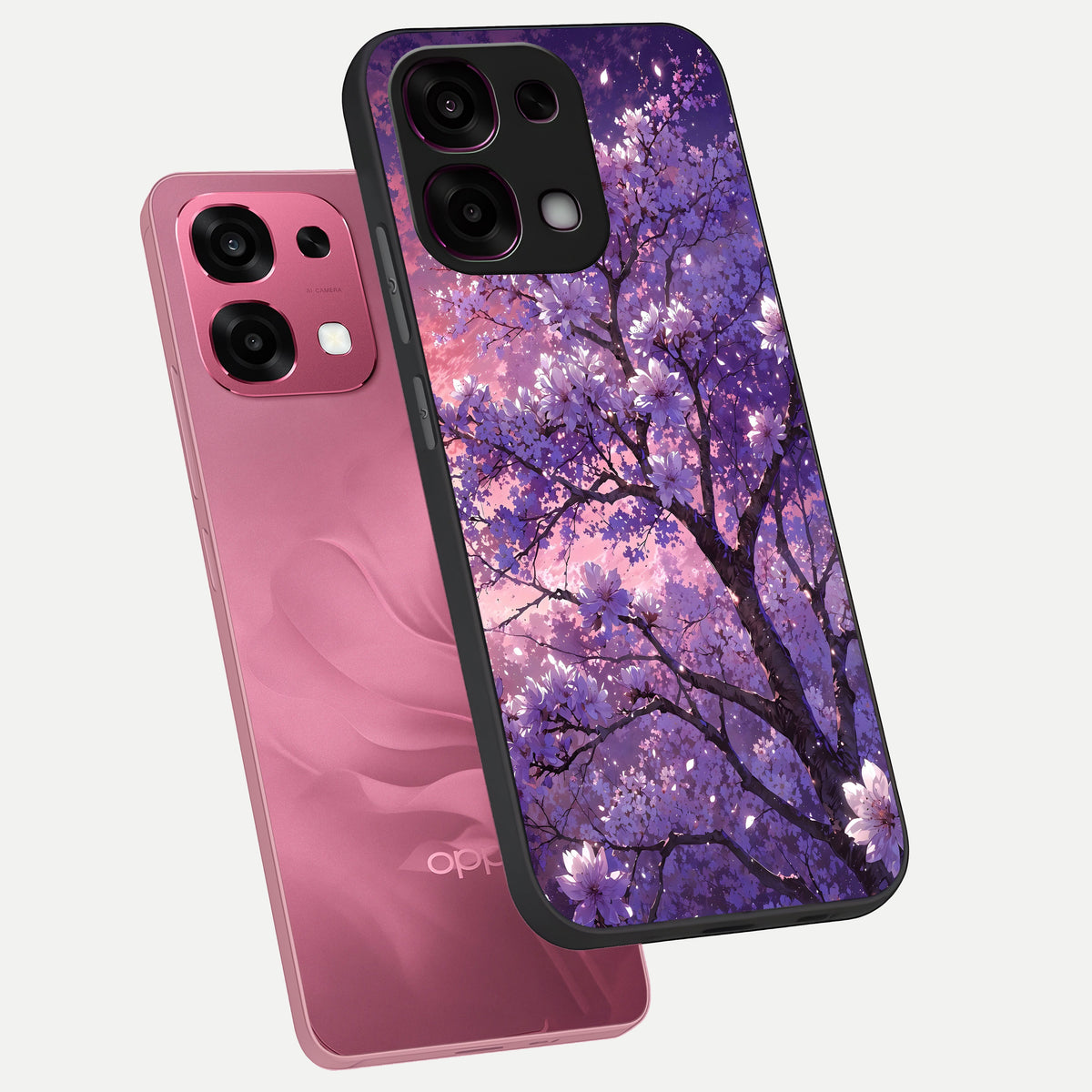  Blossom Tree phone case For Oppo F31 5G showing premium glass back cover with detailed artwork