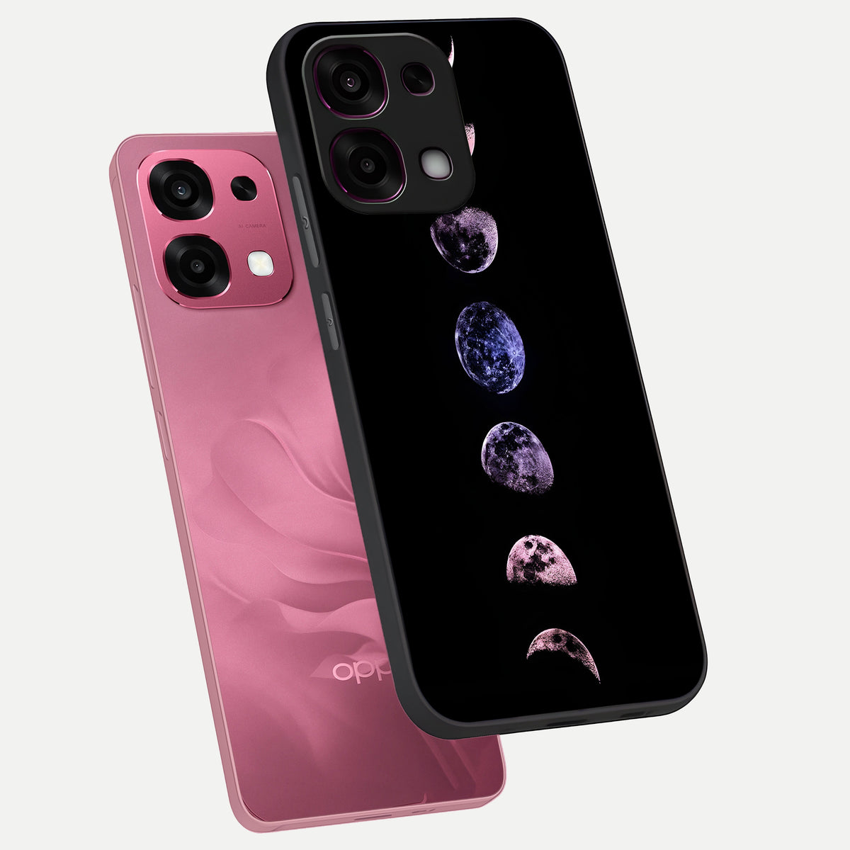 Crimson All Planets phone case For Oppo F31 5G showing premium glass back cover with detailed artwork