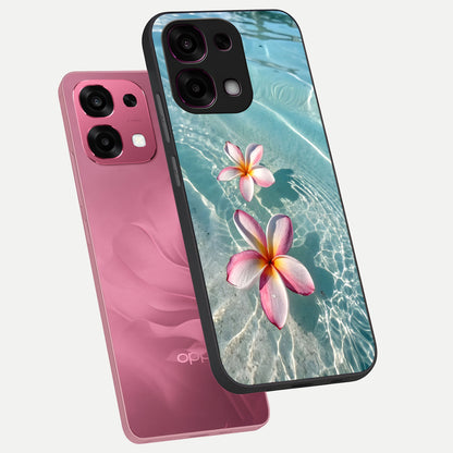  Floating Bloom Bliss phone case For Oppo F31 5G showing premium glass back cover with detailed artwork