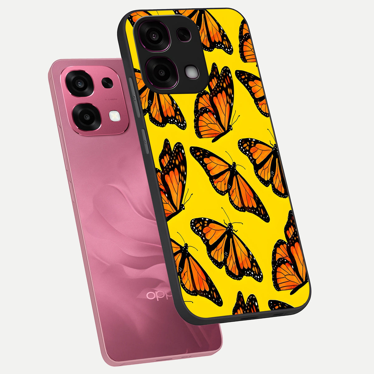  Golden Wing Flight phone case For Oppo F31 5G showing premium glass back cover with detailed artwork