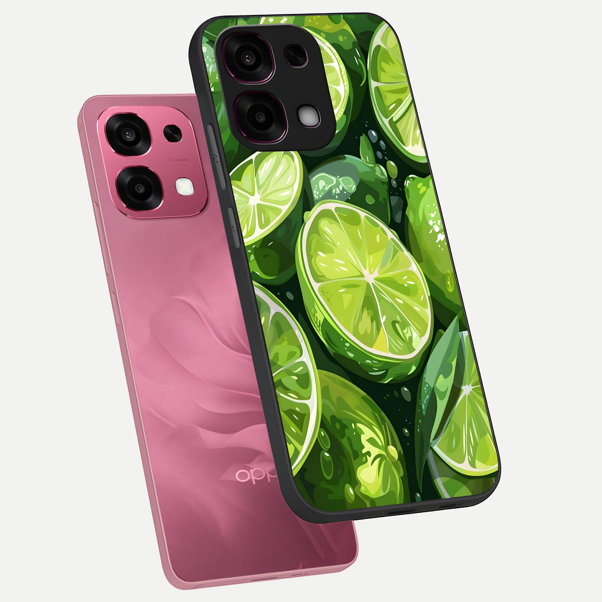  Green Kawasaki phone case For Oppo F31 5G showing premium glass back cover with detailed artwork