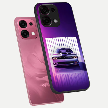  Midnight Muscle Ride phone case For Oppo F31 5G showing premium glass back cover with detailed artwork