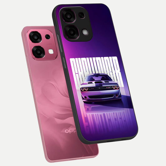 Midnight Muscle Ride phone case For Oppo F31 5G showing premium glass back cover with detailed artwork
