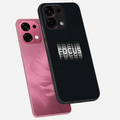  Mono Focus Vision phone case For Oppo F31 5G showing premium glass back cover with detailed artwork