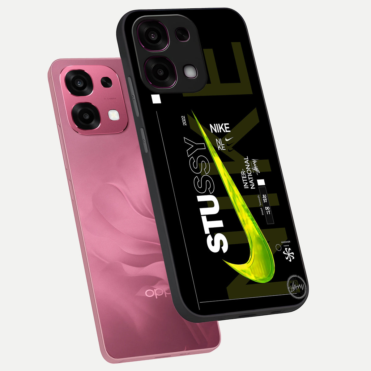  Neon Street Edition phone case For Oppo F31 5G showing premium glass back cover with detailed artwork