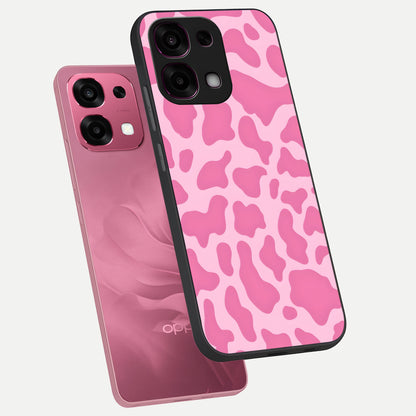  Pinkish Scenery phone case For Oppo F31 5G showing premium glass back cover with detailed artwork