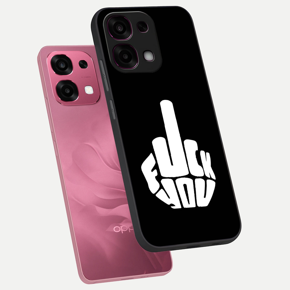  Rebel Mode On phone case For Oppo F31 5G showing premium glass back cover with detailed artwork