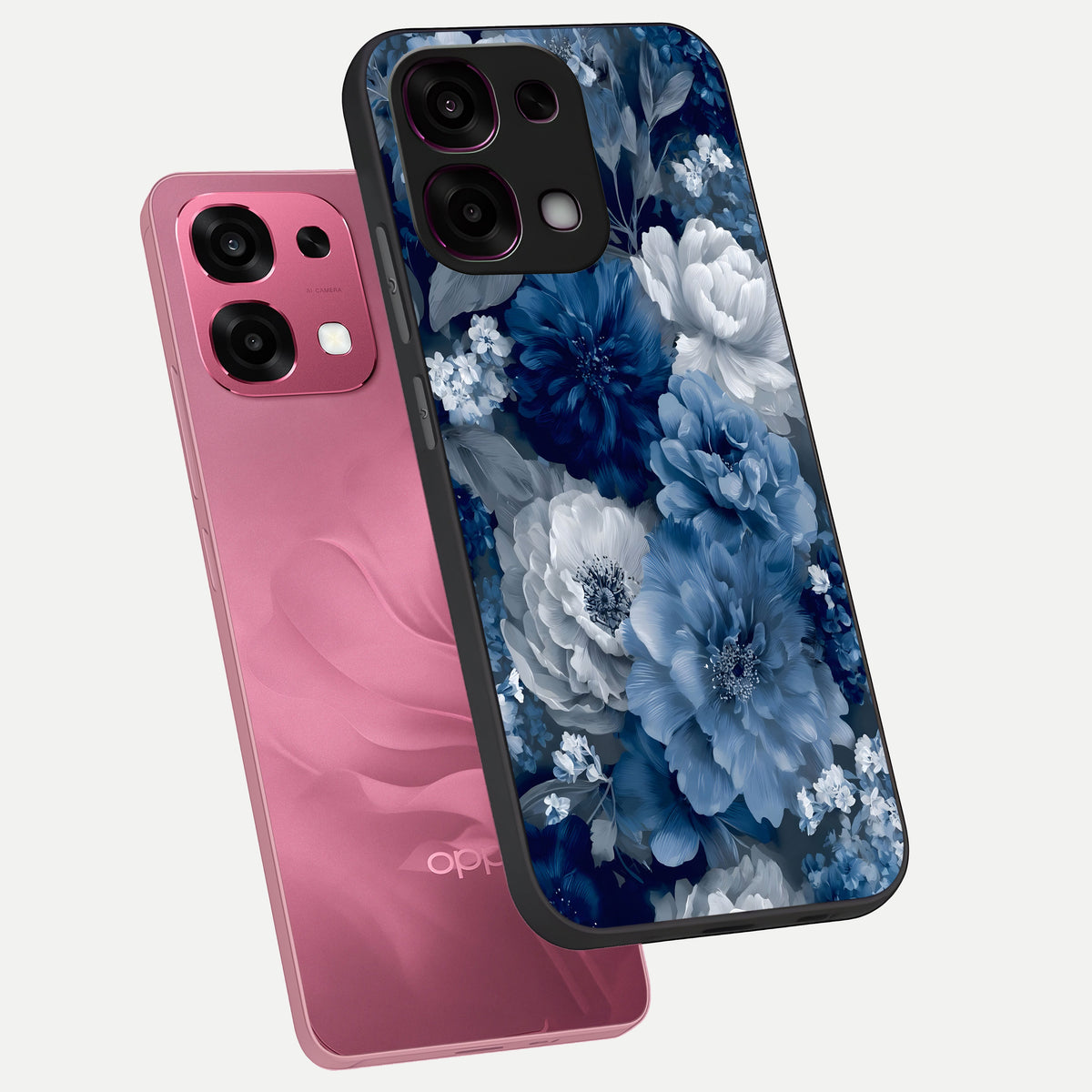  Royal Bloom Garden phone case For Oppo F31 5G showing premium glass back cover with detailed artwork