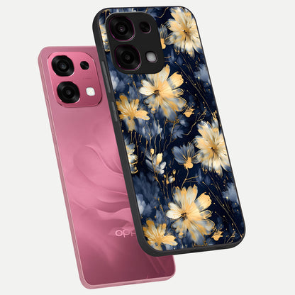  Royal Petal Dream phone case For Oppo F31 5G showing premium glass back cover with detailed artwork