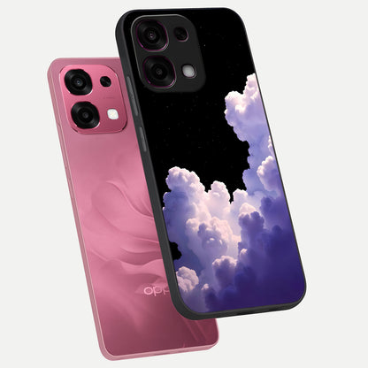  Starlit Night Whispers phone case For Oppo F31 5G showing premium glass back cover with detailed artwork