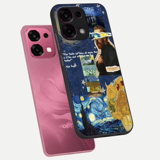  Starry Dream Vision phone case For Oppo F31 5G showing premium glass back cover with detailed artwork