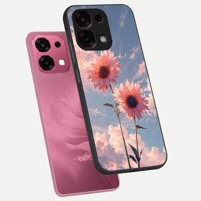 Sun Moon Balance phone case For Oppo F31 5G showing premium glass back cover with detailed artwork
