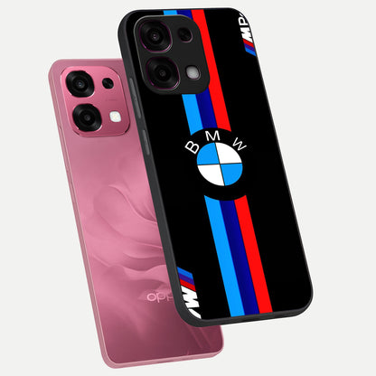  Turbo BMW Beast phone case For Oppo F31 5G showing premium glass back cover with detailed artwork