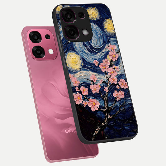  Van Gogh Scenery phone case For Oppo F31 5G showing premium glass back cover with detailed artwork