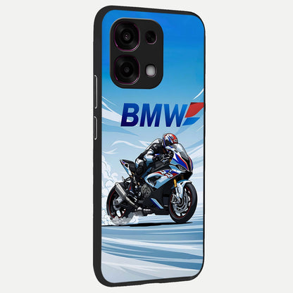 BMW Power Drift back cover For Oppo F31 5G slim fit glass case with vibrant aesthetic design