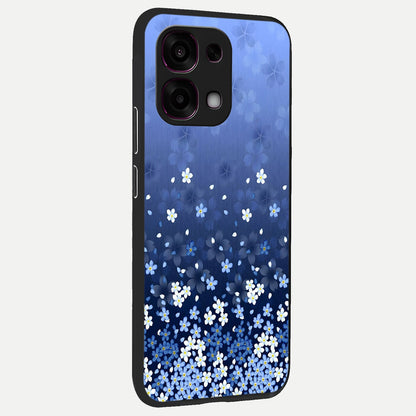  Blue Starry back cover For Oppo F31 5G slim fit glass case with vibrant aesthetic design