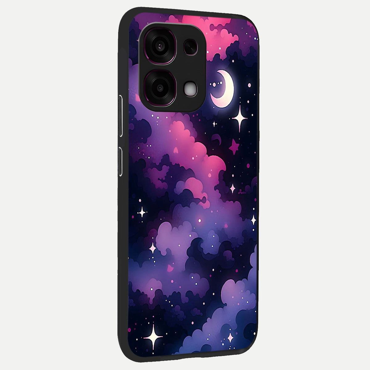  Celestial Moon Magic back cover For Oppo F31 5G slim fit glass case with vibrant aesthetic design