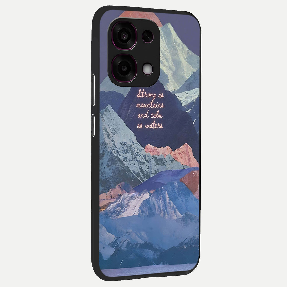  Celestial Mountain Calm back cover For Oppo F31 5G slim fit glass case with vibrant aesthetic design
