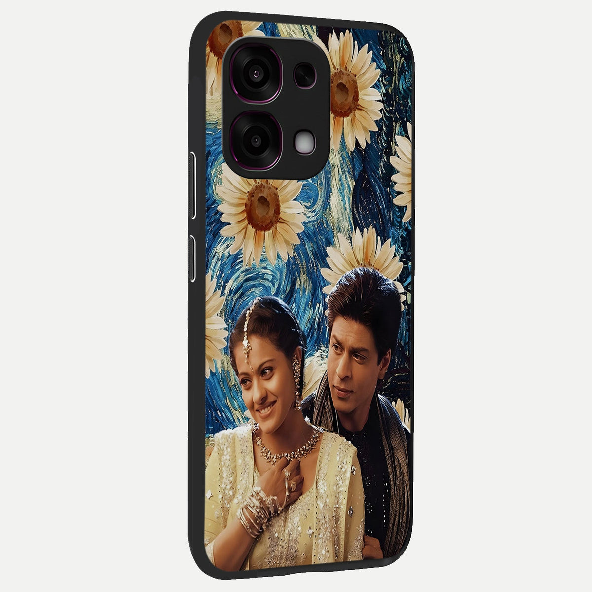  Eternal Love Story back cover For Oppo F31 5G slim fit glass case with vibrant aesthetic design