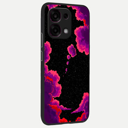  Galaxy Dream Frame back cover For Oppo F31 5G slim fit glass case with vibrant aesthetic design