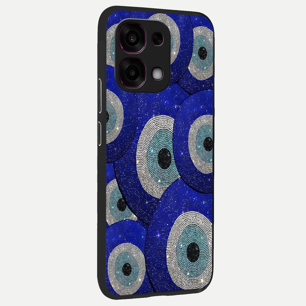  Galaxy Eye Flow back cover For Oppo F31 5G slim fit glass case with vibrant aesthetic design