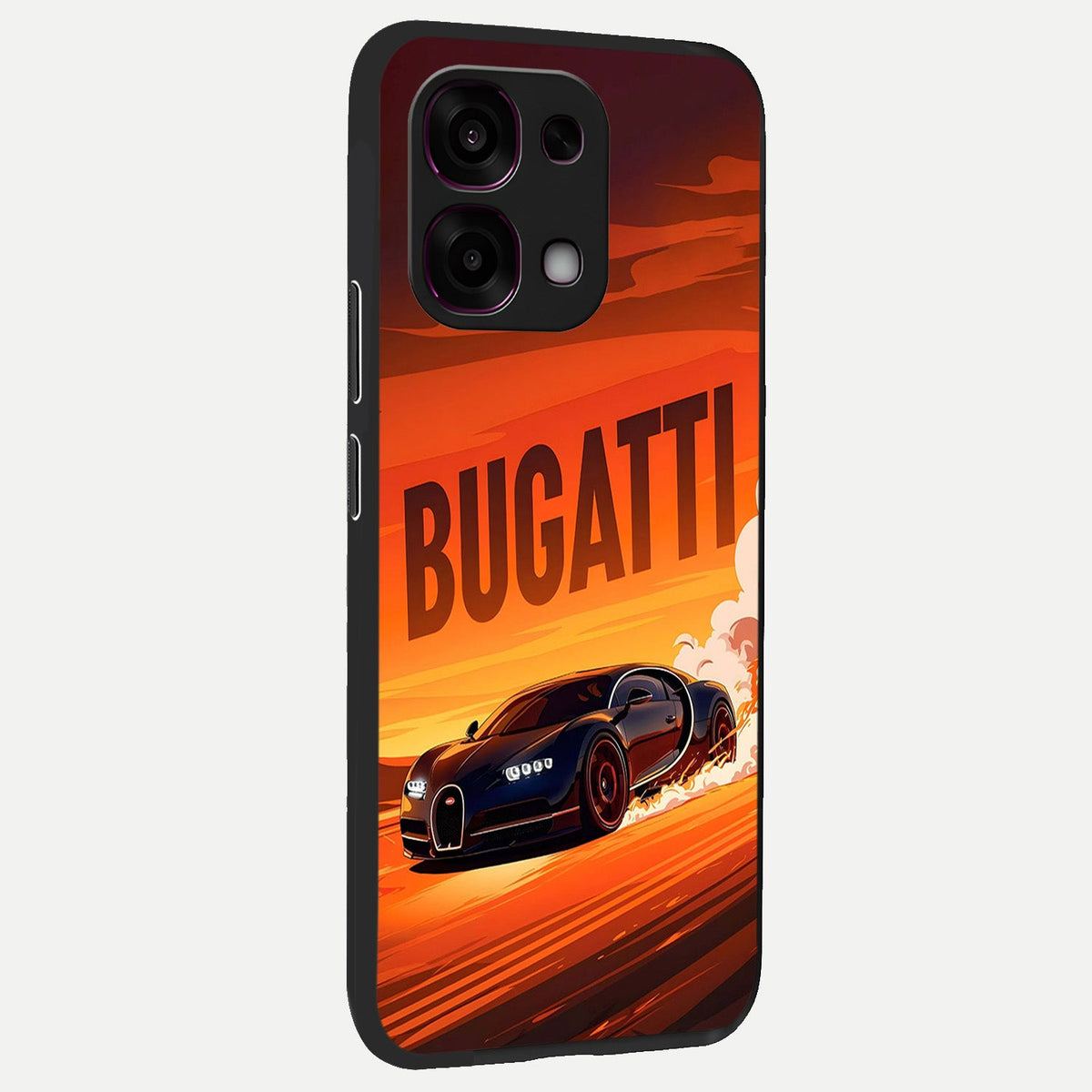  Inferno Bugatti Storm back cover For Oppo F31 5G slim fit glass case with vibrant aesthetic design