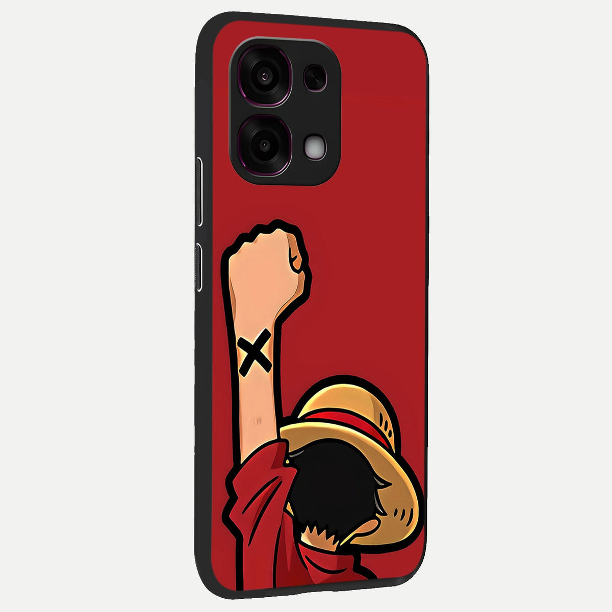  Luffy X Spirit back cover For Oppo F31 5G slim fit glass case with vibrant aesthetic design