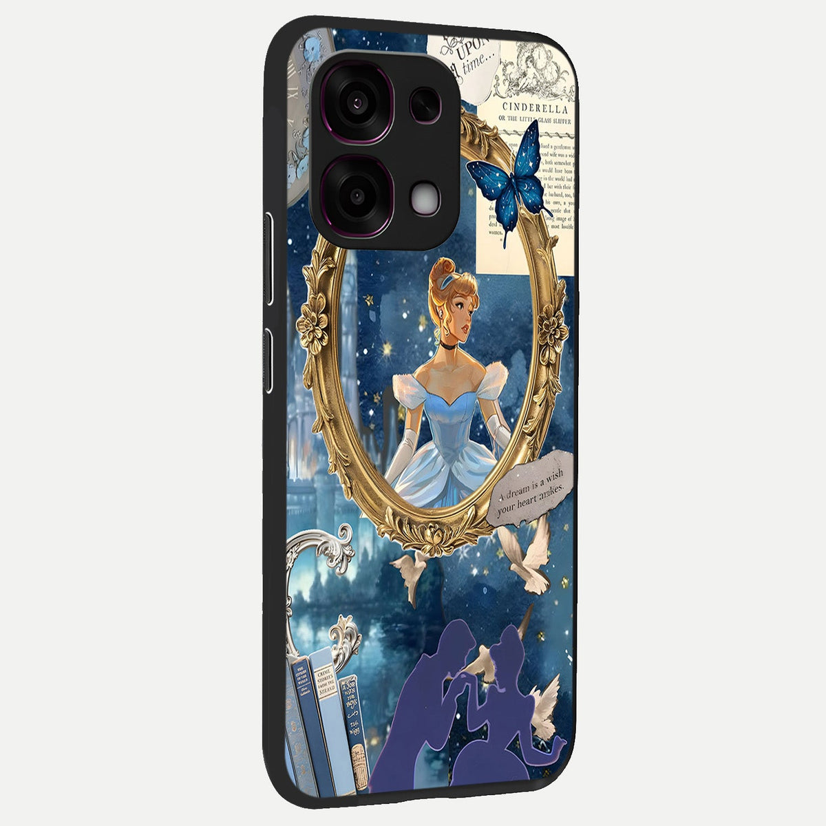  Midnight Queen back cover For Oppo F31 5G slim fit glass case with vibrant aesthetic design