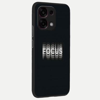  Mono Focus Vision back cover For Oppo F31 5G slim fit glass case with vibrant aesthetic design